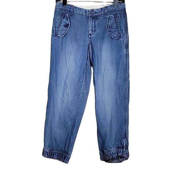 GAP Pants - GAP Button Pocket Denim Capris Sz 0